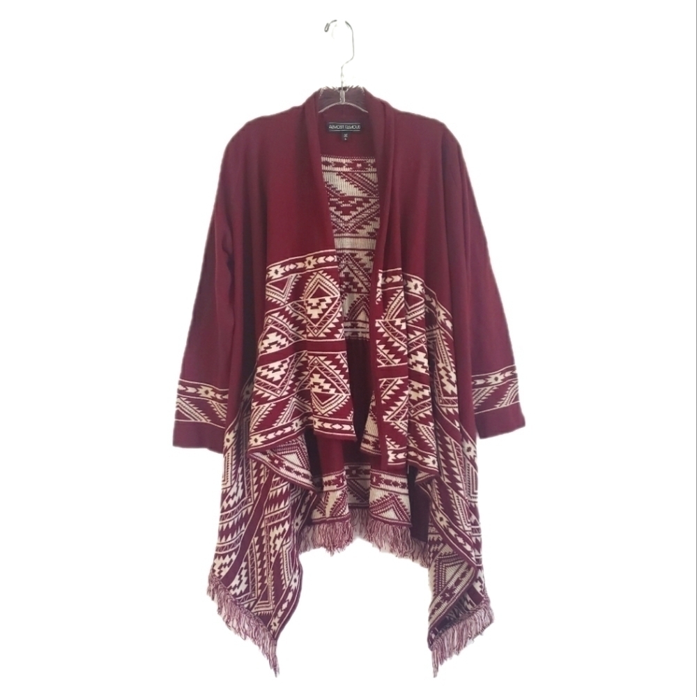 Almost Famous Southwest Print Cardigan Size L